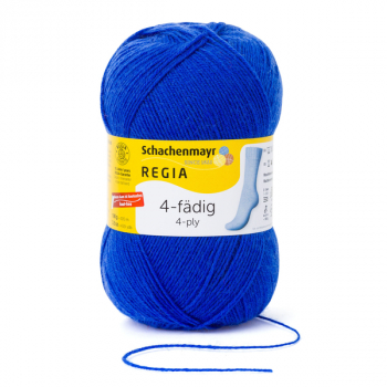 4-fädig electric blue von Regia