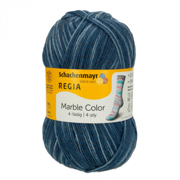 4-fädig color turchino marble color 100g von Regia