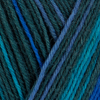 Preview: 4-fädig color green stripes color 100g von Regia