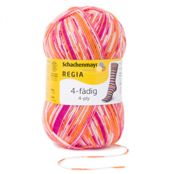 4-fädig color papagei color 100g von Regia
