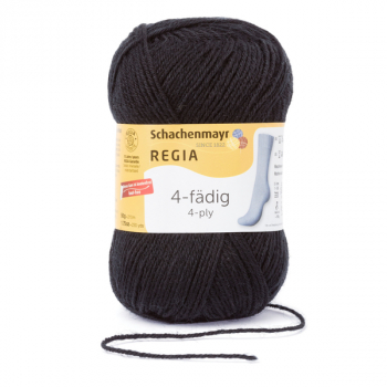 4-fädig schwarz von Regia