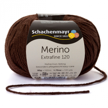 Merino Extrafine 120 mocca von Schachenmayr