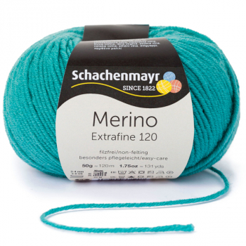 Merino Extrafine 120 meergrün von Schachenmayr