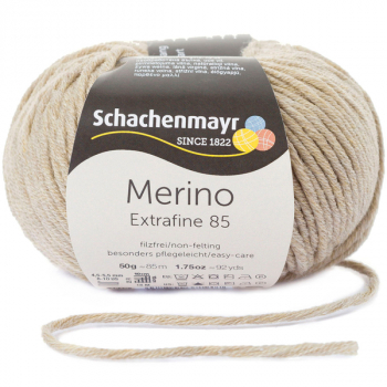 Preview: Merino Extrafine 85 beige meliert von Schachenmayer
