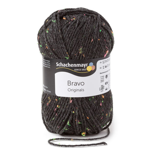 Bravo anthrazit neon tweed von Schachenmayr