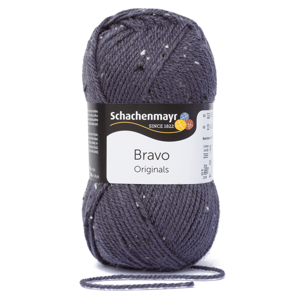 Bravo graublau tweed von Schachenmayr