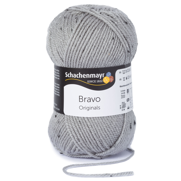 Bravo hellgrau tweed von Schachenmayr