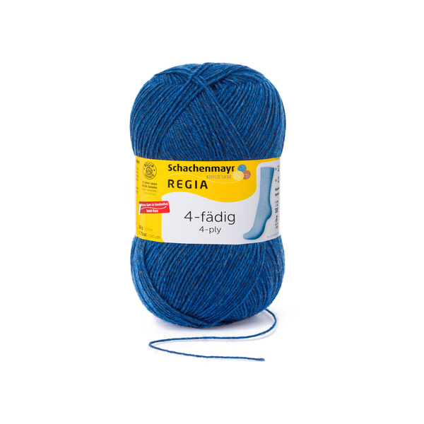 4-fädig  blue jeans meliert von Regia