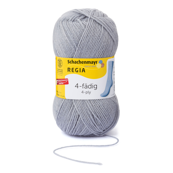 4-fädig hellgrau von Regia