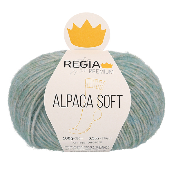 REGIA PREMIUM Alpaca Soft mint meliert