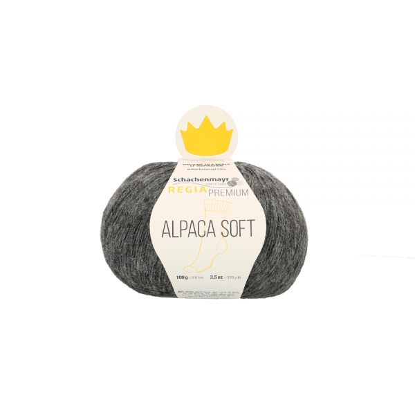 REGIA PREMIUM Alpaca Soft anthrazit meliert