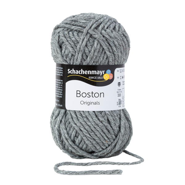 Boston mittelgrau meliert von Schachenmayr