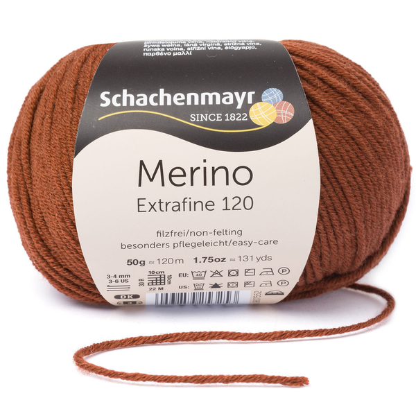Merino Extrafine 120 kupfer von Schachenmayr