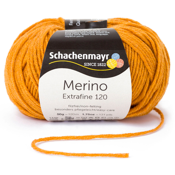 Merino Extrafine 120 gold meliert von Schachenmayr