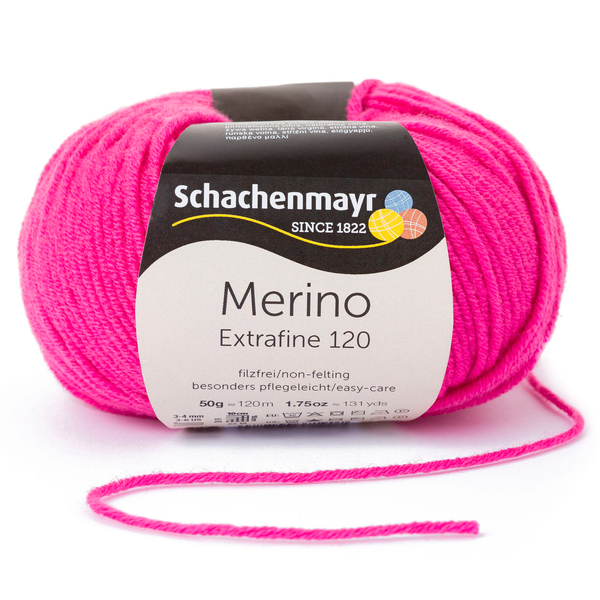 Merino Extrafine 120 pink von Schachenmayr