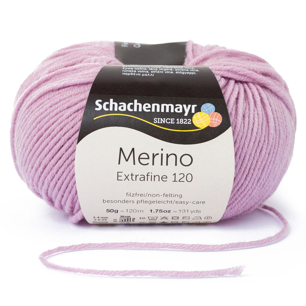Merino Extrafine 120 flieder von Schachenmayr