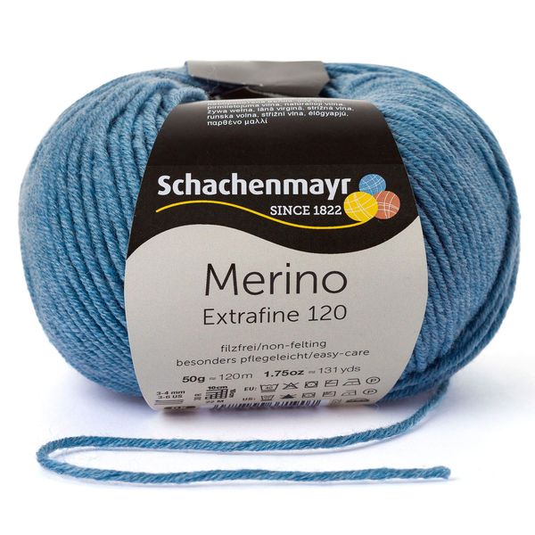 Merino Extrafine 120 wolke meliert von Schachenmayr