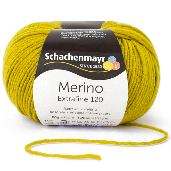 Merino Extrafine 120 anis von Schachenmayr