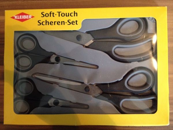 Kleiber Soft-Touch Scheren-Set 4-tlg.